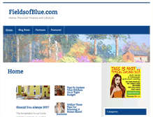 Tablet Screenshot of fieldsofblue.com